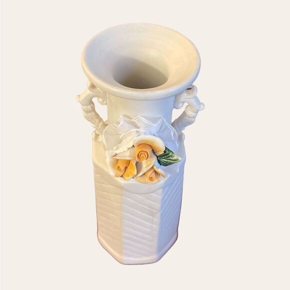 Rare, Vintage, Ceramic Flower Vase & Trinket Box - Picture 5 of 8